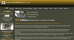 Desktop Screenshot of mscedilizia.it